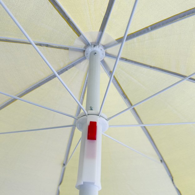 Parasol ogrodowy plażowy regulowany łamany składany UV 150cm ż&oacute;łty