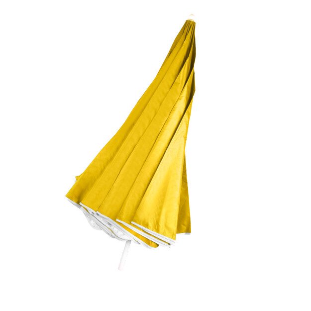 Parasol ogrodowy plażowy regulowany łamany składany UV 150cm ż&oacute;łty