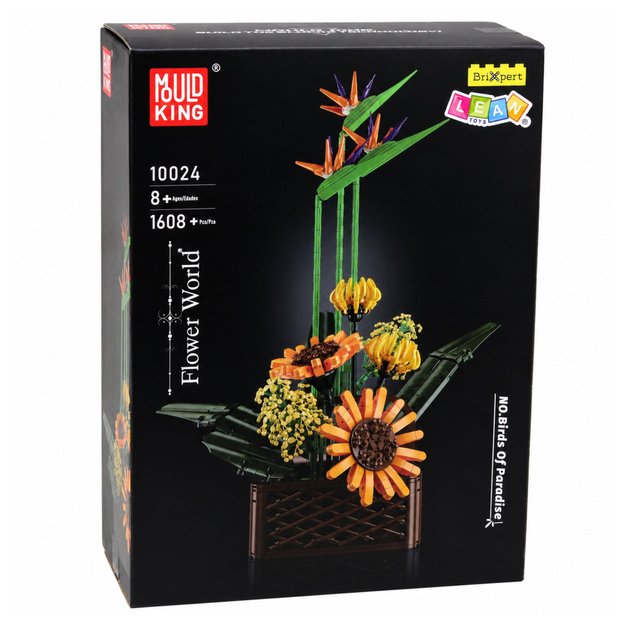 Construction Blocks Composition Sterlicja Sunflowers in a Pot 1608 pcs.