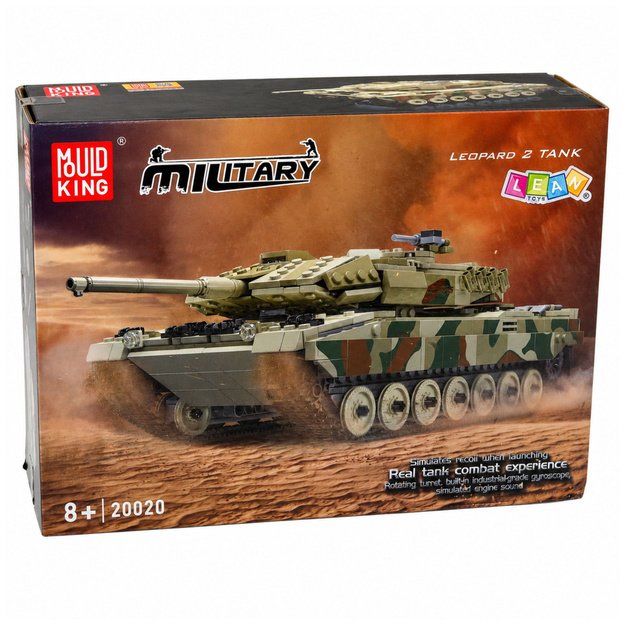 Leopard Military Tank Remote Controlled RC Construction Bricks 1100 pcs.