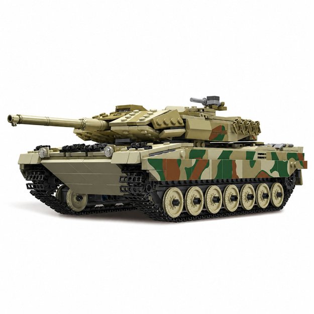 Leopard Military Tank Remote Controlled RC Construction Bricks 1100 pcs.