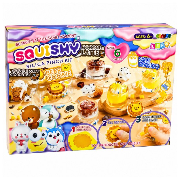 Creative Plastic Kit for Creating Squishy, ​​Decorative Sweets, and Drinks DIY