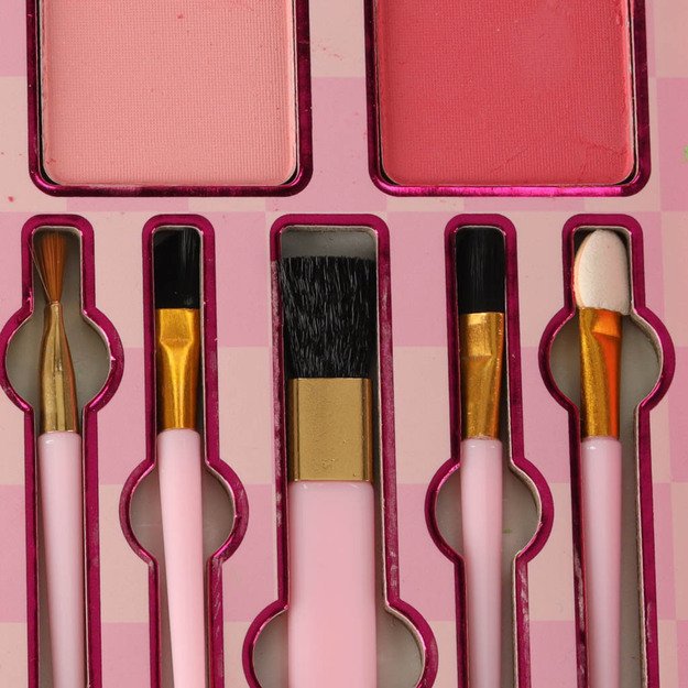 Kuferek zestaw kosmetyk&oacute;w do makijażu i paznokci makeup kosmetyki cienie lakiery szuflady syrenka