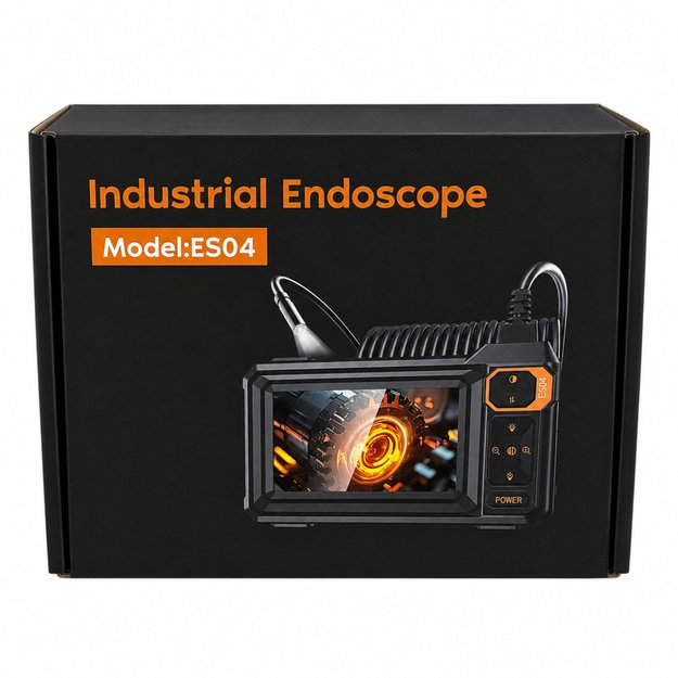 Wired Endoscope Inspection Camera 8 LEDs LCD 4.3   IP67