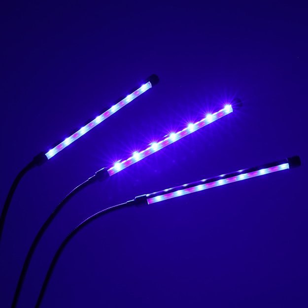 Lampa do roślin LED uprawy wzrostu panel 3 żar&oacute;wki