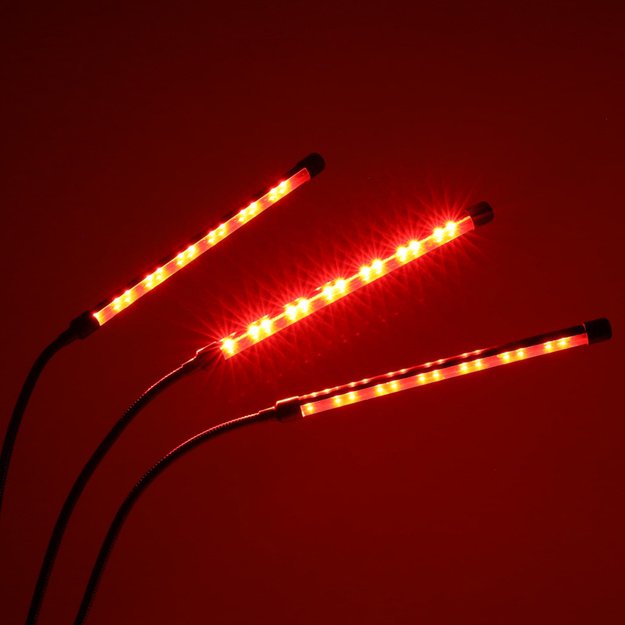 Lampa do roślin LED uprawy wzrostu panel 3 żar&oacute;wki