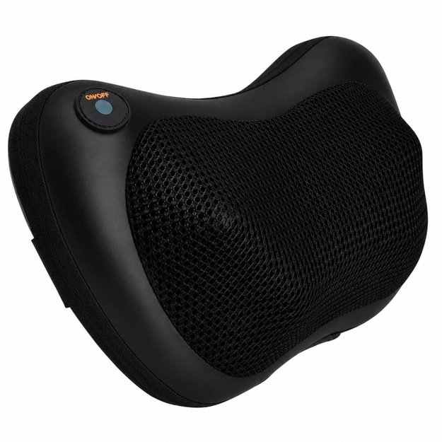 Shiatsu Massager Back Neck Massage Cushion with Heater Black