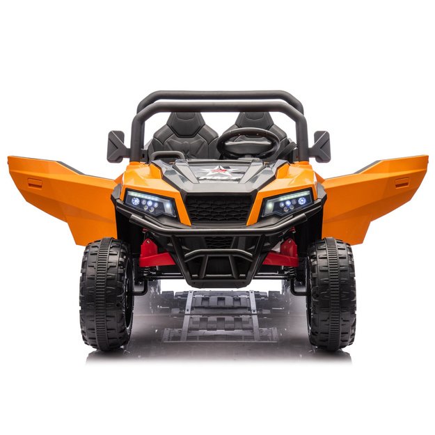 Baterijomis varoma transporto priemonė, 6 ratai, XB-1038A 4x4, 24V, oranžinė