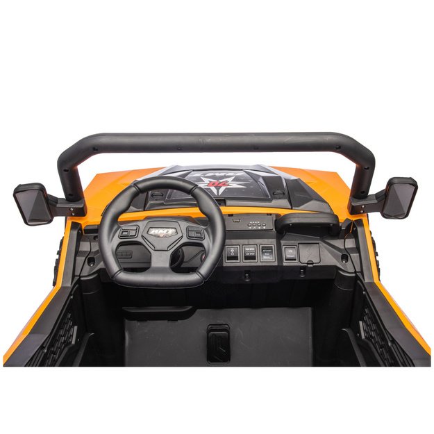 Baterijomis varoma transporto priemonė, 6 ratai, XB-1038A 4x4, 24V, oranžinė