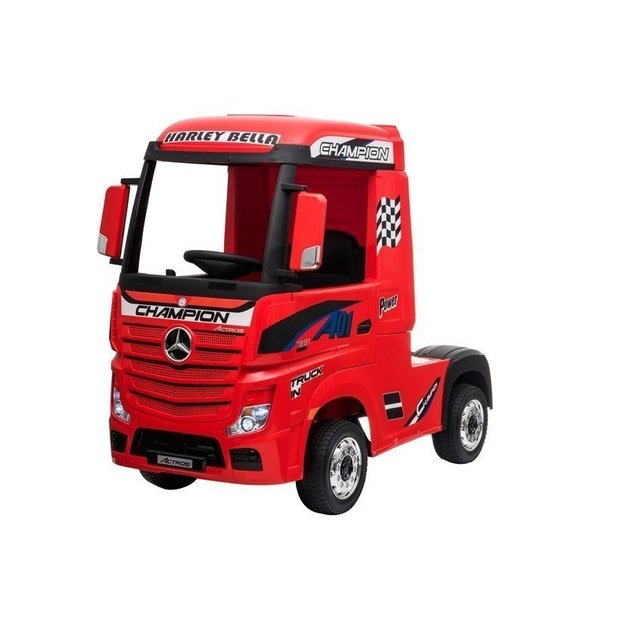 Electric Ride-On Car Mercedes Actros Red Painted MP4 6