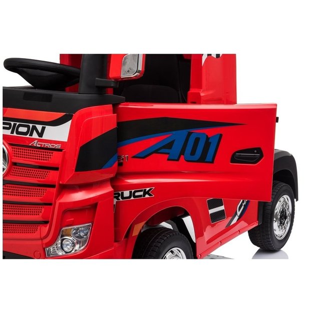 Electric Ride-On Car Mercedes Actros Red Painted MP4 15