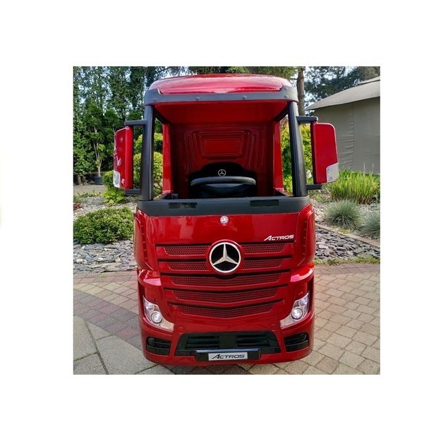Electric Ride-On Car Mercedes Actros Red Painted MP4 4