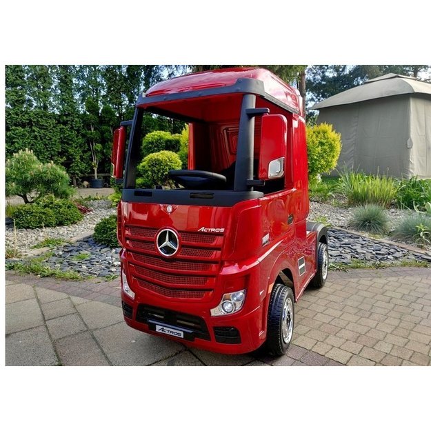 Electric Ride-On Car Mercedes Actros Red Painted MP4 2