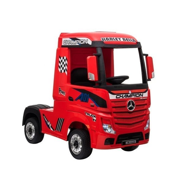 Electric Ride-On Car Mercedes Actros Red Painted MP4 9