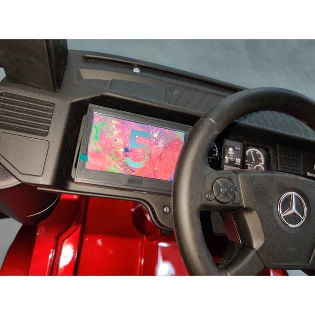 Electric Ride-On Car Mercedes Actros Red Painted MP4 16