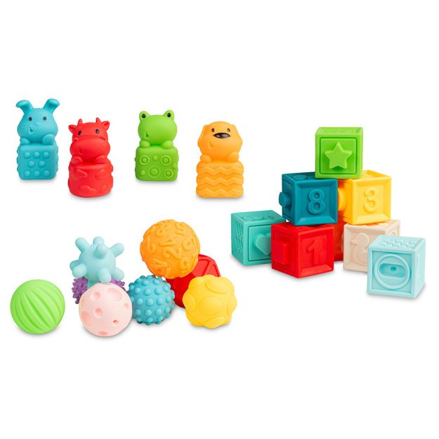 EDUCATIONAL TOY - SOFT SENSORY BLOCKS
