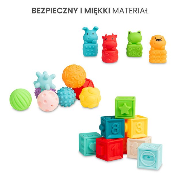 EDUCATIONAL TOY - SOFT SENSORY BLOCKS