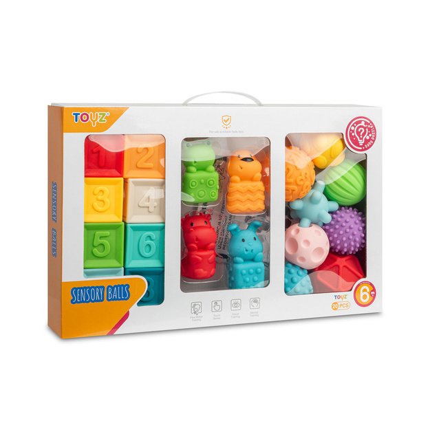 EDUCATIONAL TOY - SOFT SENSORY BLOCKS