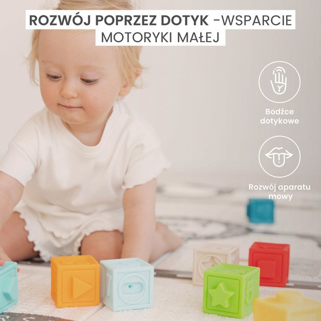 EDUCATIONAL TOY - SOFT SENSORY BLOCKS