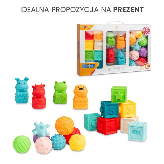 EDUCATIONAL TOY - SOFT SENSORY BLOCKS