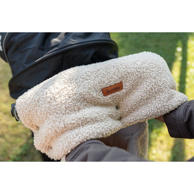 STROLLER MUFF BOUCLE LIGHT BEIGE