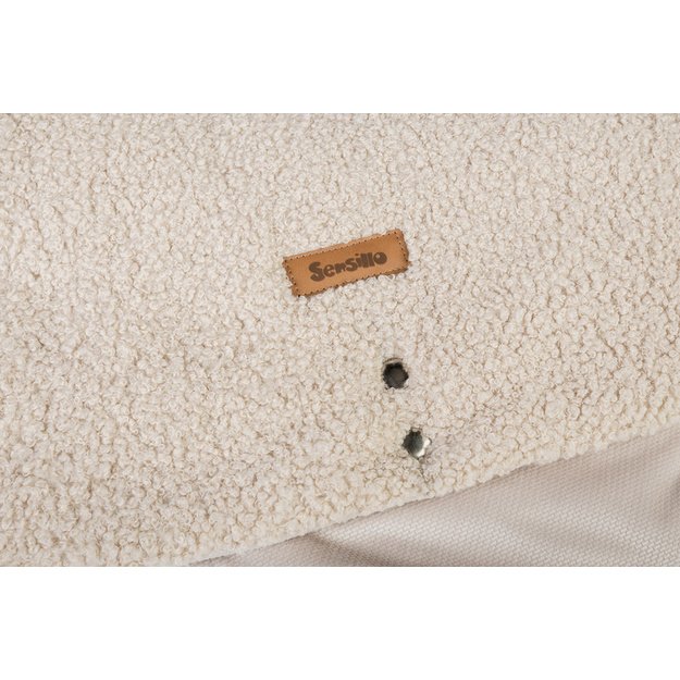 STROLLER MUFF BOUCLE LIGHT BEIGE