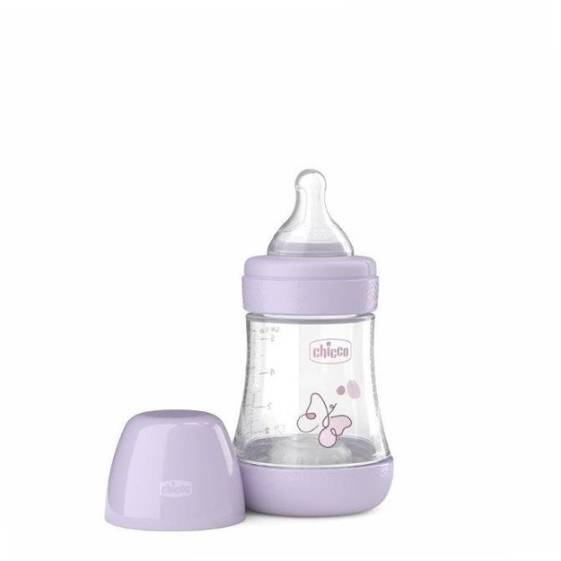 „Chicco Perfect5“ antikolikinis buteliukas 150 ml, lėta tėkmė, rožinis