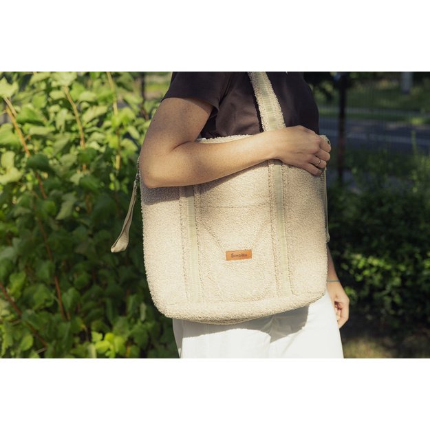 BAG CLASSIC BOUCLE LIGHT BEIGE