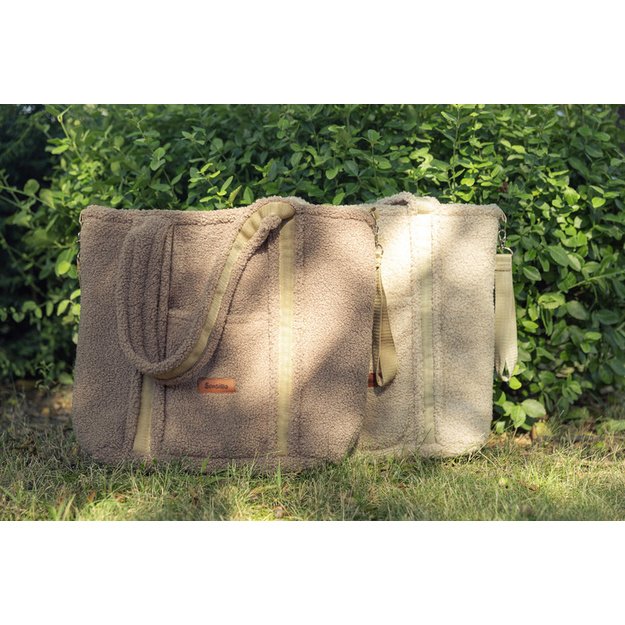 BAG CLASSIC BOUCLE LIGHT BEIGE