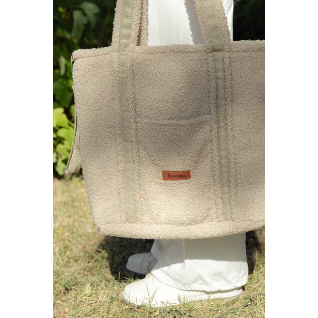 BAG CLASSIC BOUCLE LIGHT BEIGE