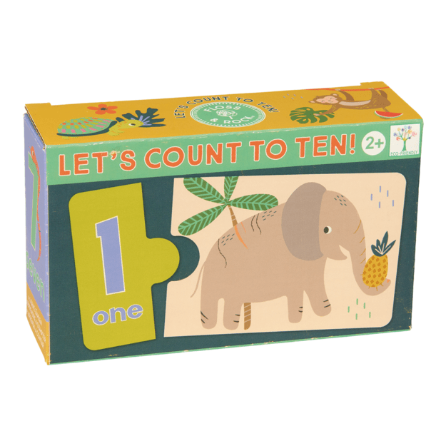 Educational toy-puzzle Count to Ten, Jungle