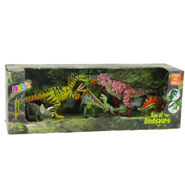 Dinozaurų figūrėlių rinkinys Judančios kojos Burnos 6vnt.