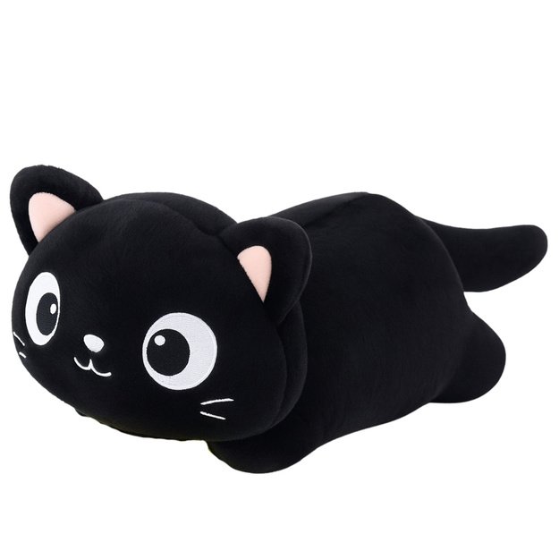 Plush Mascot Cuddly Toy Cat Big Eyes Black 45cm