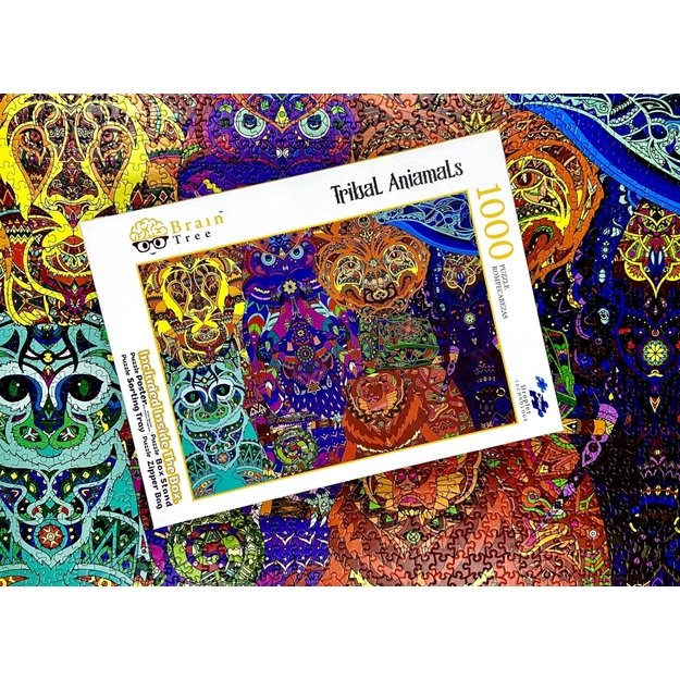 Brain Tree dėlionė, Egzotiniai gyvūnai, 500 det. 2