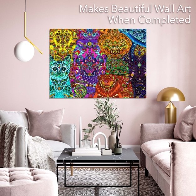 Brain Tree dėlionė, Egzotiniai gyvūnai, 500 det. 3