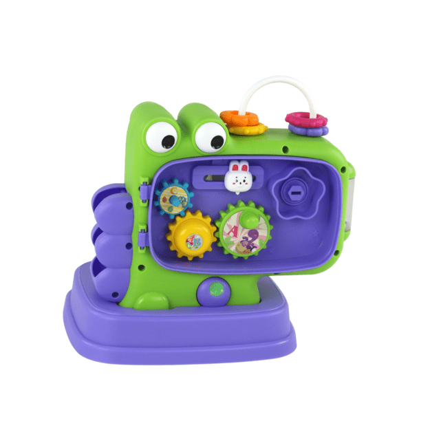 Dinosaur Educational Panel Whack-A-Mole Sorter Game For Children Purple