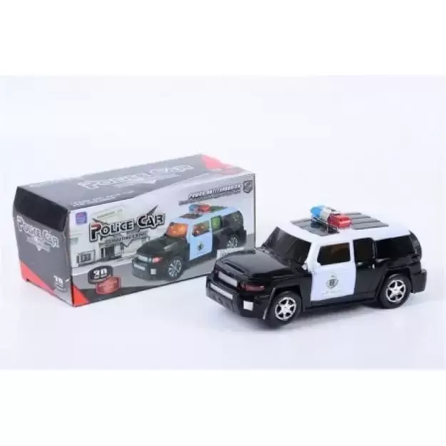Žaislinė policijos mašina su šviesų ir garsų efektais