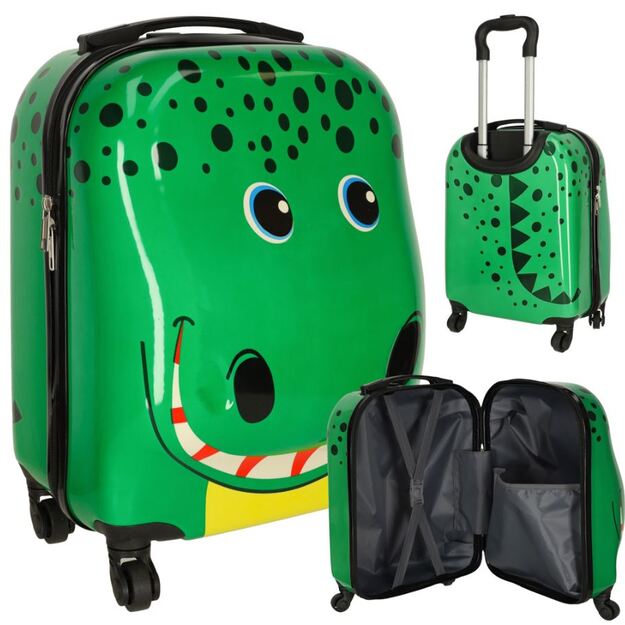 Vaikiškas lagaminas - kelioninis, Krokodilas