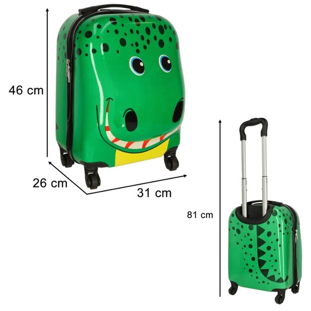 Children's suitcase - travel, Crocodile