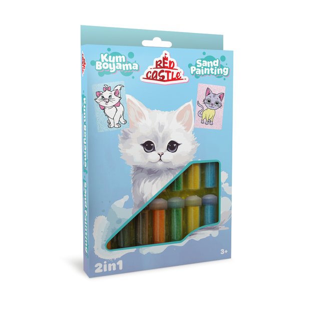 Red Castle kūrybinis smėlio rinkinys 2in1, Katytė