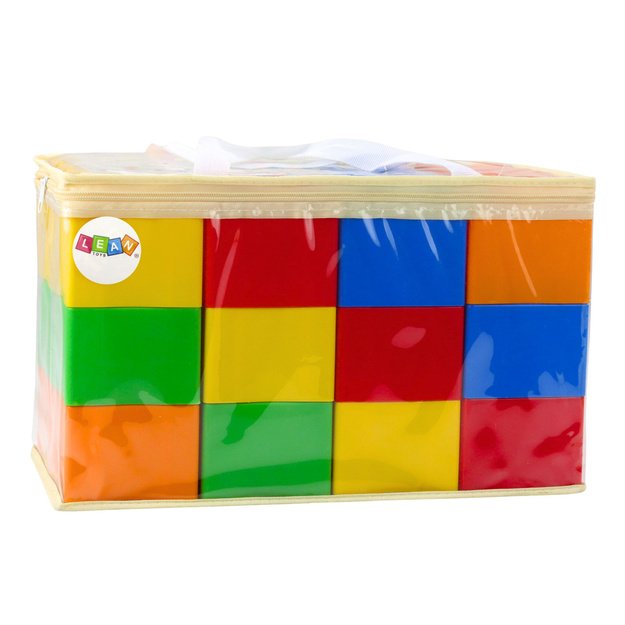Set of Large Construction Blocks in a Bag, Colorful, 28.5x9x9 cm, 12 pcs. 3