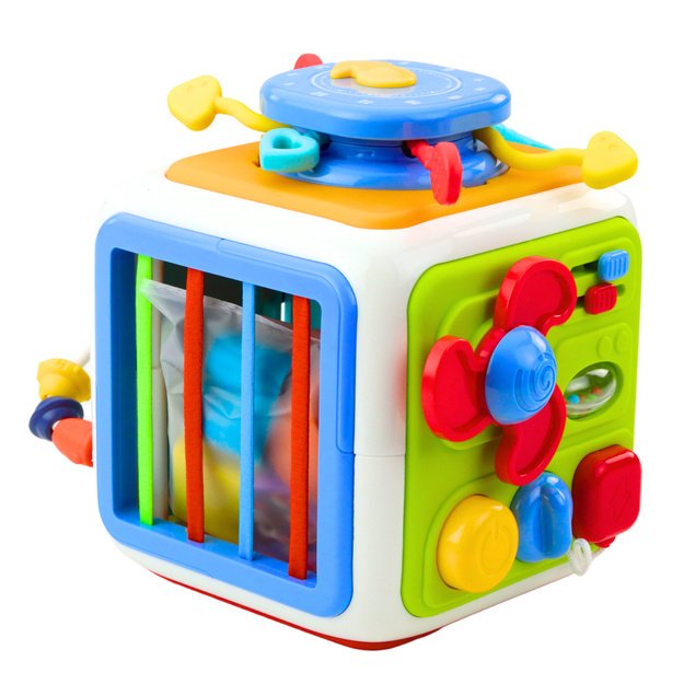 Interactive Cube Sorter Educational Sensory Sounds Colorful 1