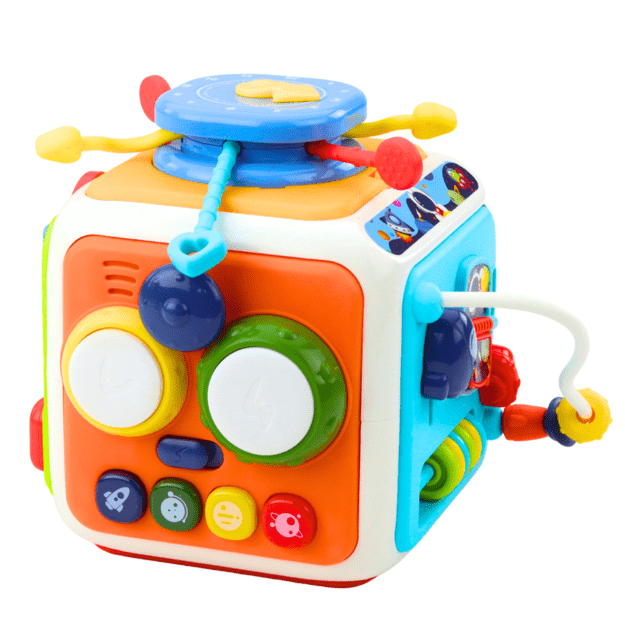 Interactive Cube Sorter Educational Sensory Sounds Colorful 2