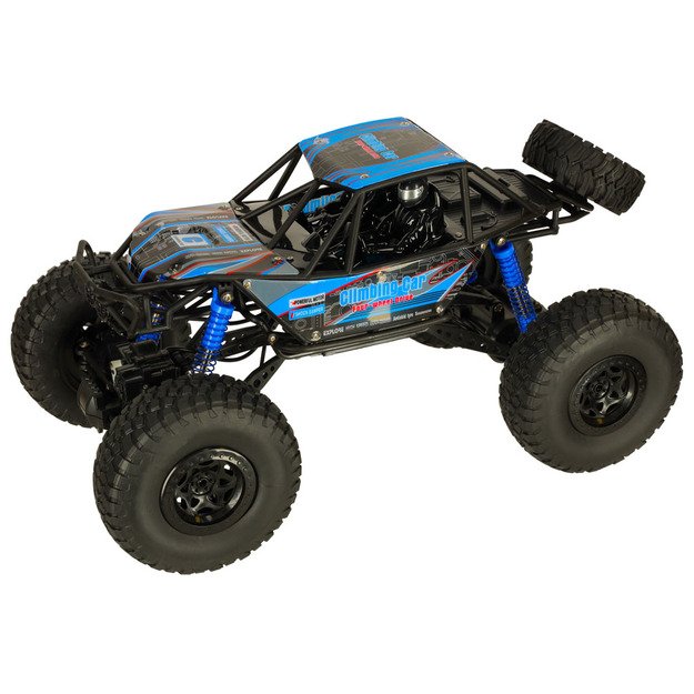 RC vikšrinis laipiojimo automobilis 1:10 4WD 48cm mėlynos spalvos