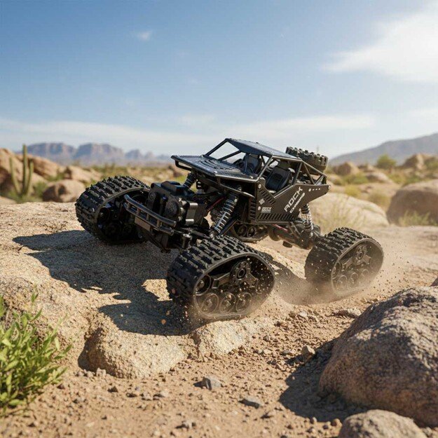RC Rock Crawler 4x4 LHC012 automobilis 2in1 juodas 13