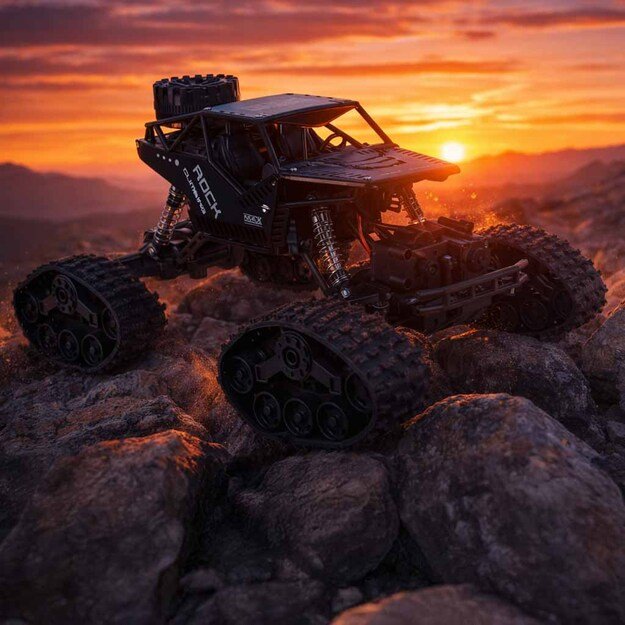 RC Rock Crawler 4x4 LHC012 automobilis 2in1 juodas 17