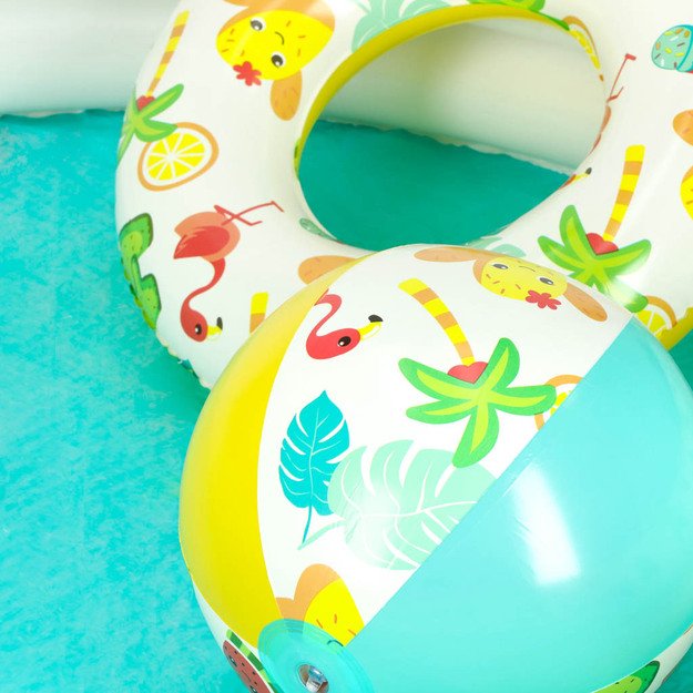 BESTWAY 51124 Baseino kamuolys apskritimo formos baseine 122cm 11