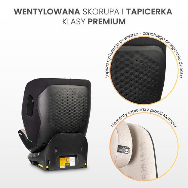 LUMI I-SIZE CAR SEAT DARK GREY (40-150) 25