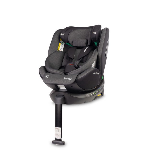 LUMI I-SIZE CAR SEAT DARK GREY (40-150) 2