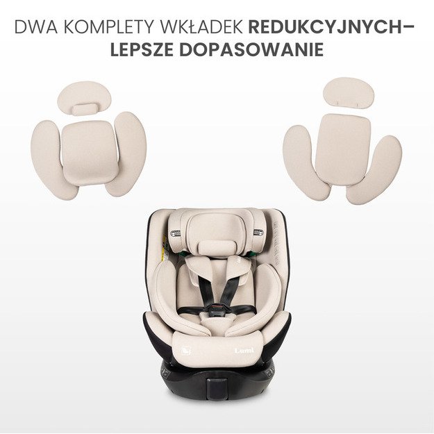 LUMI I-SIZE CAR SEAT DARK GREY (40-150) 26